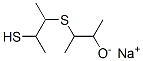3-[(2-mercapto-1-methylpropyl)thio]butan-2-ol, monosodium salt 结构式