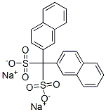 disodium di-2-naphthylmethanedisulphonate  结构式