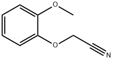 (2-甲氧基苯氧基)乙腈 结构式