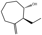 Cycloheptanol, 2-ethyl-3-methylene-, (1S,2S)- (9CI) 结构式