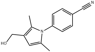 4-[3-(HYDROXYMETHYL)-2,5-DIMETHYL-1H-PYRROL-1-YL]-BENZONITRILE 结构式