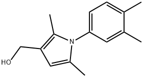 1-(3,4-DIMETHYLPHENYL)-2,5-DIMETHYL-1H-PYRROLE-3-METHANOL 结构式