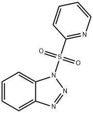 1-(2-吡啶基磺酰基)-1H-苯并三唑 结构式