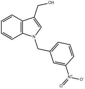 1-[(3-NITROPHENYL)METHYL]-1H-INDOLE-3-METHANOL 结构式