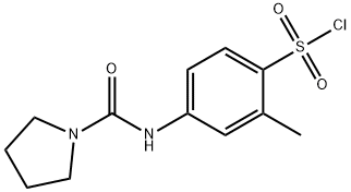 2-METHYL-4-[(PYRROLIDINE-1-CARBONYL)-AMINO]-N-METHYLPYRROLIDINE 结构式