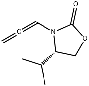 2-Oxazolidinone,4-(1-methylethyl)-3-(1,2-propadienyl)-,(4S)-(9CI) 结构式