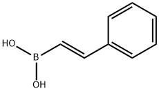 反式-BETA-苯乙烯硼酸 结构式