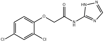 2-(2,4-Dichlorophenoxy)-N-(1H-1,2,4-triazol-3-yl)acetamide 结构式