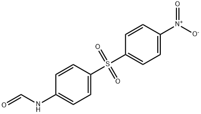 N-[4-(4-nitrophenyl)sulfonylphenyl]formamide 结构式