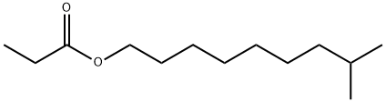 Propanoic acid 8-methylnonyl ester 结构式