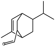6-甲基-8-(1-甲基乙基)双环[2.2.2]辛-5-烯-2-羧醛 结构式