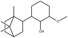 2-methoxy-6-(1,7,7-trimethylbicyclo[2.2.1]hept-2-yl)cyclohexan-1-ol 结构式