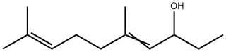 5,9-dimethyl-4,8-decadien-3-ol 结构式