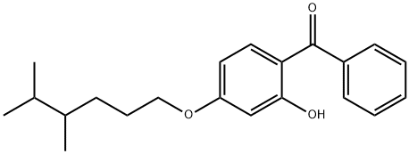 [4-[(4,5-dimethylhexyl)oxy]-2-hydroxyphenyl] phenyl ketone 结构式