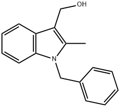 (1-BENZYL-2-METHYL-1H-INDOL-3-YL)-METHANOL 结构式