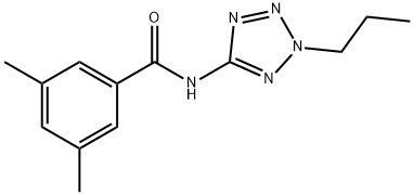 Benzamide, 3,5-dimethyl-N-(2-propyl-2H-tetrazol-5-yl)- (9CI) 结构式