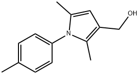 1H-PYRROLE-3-METHANOL, 2,5-DIMETHYL-1-(4-METHYLPHENYL)- 结构式