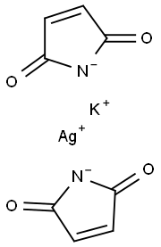 bis(1H-pyrrole-2,5-dione), potassium silver(1+) salt 结构式