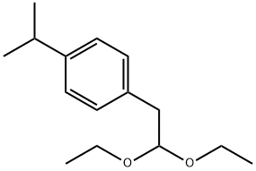 1-(2,2-diethoxyethyl)-4-(isopropyl)benzene  结构式