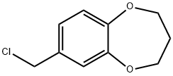 7-氯甲基-3,4-二氢-2H-1,5-苯并二氮杂菲 结构式