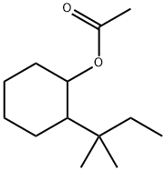 2-(1,1-二甲丙基)环己醇乙酸酯 结构式
