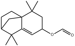 1,3,4,5,6,7-hexahydro-1,1,5,5-tetramethyl-2H-2,4a-methanonaphthalen-7-yl formate 结构式