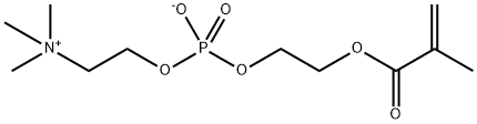 2-甲基丙烯酰氧乙基磷酸胆碱 结构式