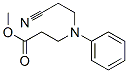 methyl N-(2-cyanoethyl)-N-phenyl-beta-alaninate 结构式
