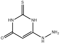 4(1H)-Pyrimidinone, 6-hydrazino-2,3-dihydro-2-thioxo- (9CI) 结构式