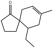 Spiro[4.5]dec-7-en-1-one, 10-ethyl-8-methyl- (9CI) 结构式