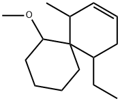 Spiro[5.5]undec-2-ene, 5-ethyl-7-methoxy-1-methyl- (9CI) 结构式