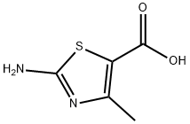 2-氨基-4-甲基噻唑-5-羧酸 结构式