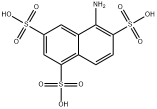 5-氨基-1,3,6-萘三磺酸 结构式