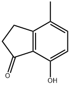7-羟基-4-甲基-1-茚酮 结构式