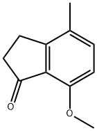 7-甲氧基-4-甲基-1-茚酮 结构式