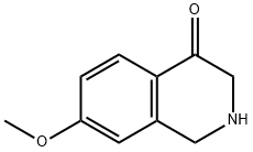 7-METHOXY-2,3-DIHYDROISOQUINOLIN-4(1H)-ONE 结构式