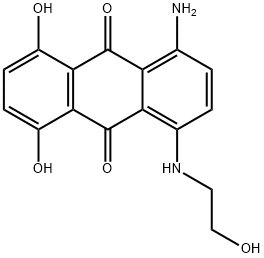 1-amino-5,8-dihydroxy-4-[(2-hydroxyethyl)amino]anthraquinone 结构式