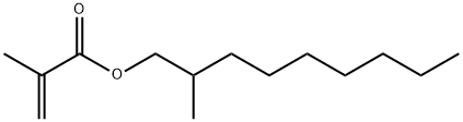 2-methylnonyl methacrylate 结构式