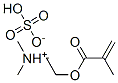 [2-(methacryloyloxy)ethyl]dimethylammonium hydrogen sulphate 结构式