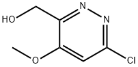 (6-CHLORO-4-METHOXYPYRIDAZIN-3-YL)METHANOL 结构式