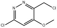 6-CHLORO-3-CHLOROMETHYL-4-METHOXYPYRIDAZINE 结构式