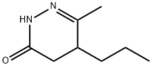 3(2H)-Pyridazinone, 4,5-dihydro-6-methyl-5-propyl- (9CI) 结构式