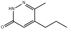 3(2H)-Pyridazinone, 6-methyl-5-propyl- (9CI) 结构式