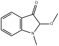 3H-Indol-3-one,1,2-dihydro-2-methoxy-1-methyl-(9CI) 结构式