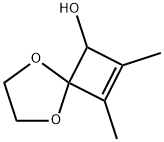 5,8-Dioxaspiro[3.4]oct-2-en-1-ol, 2,3-dimethyl- (9CI) 结构式