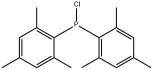 双(2,4,6-三甲基苯基)氯化磷 结构式