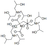 tris(2-hydroxypropyl)ammonium citrate 结构式