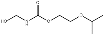 2-(1-methylethoxy)ethyl (hydroxymethyl)-carbamate 结构式