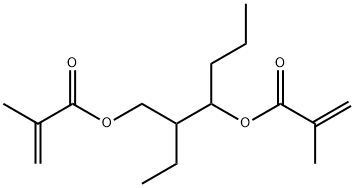 2-ethyl-1-propyl-1,3-propanediyl bismethacrylate 结构式