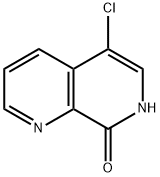 5-氯-1,7-萘啶-8-醇 结构式